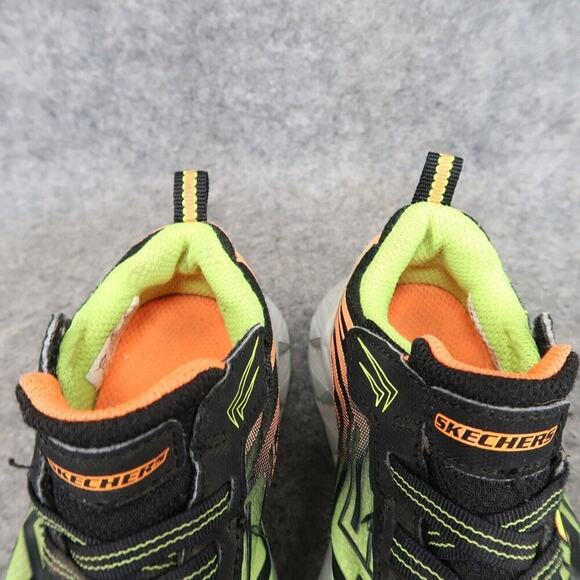 Skechers Shoes Kids 8 Athletic Magna Light Up Slip On Trainer Sneakers Toddler - Picture 4 of 12